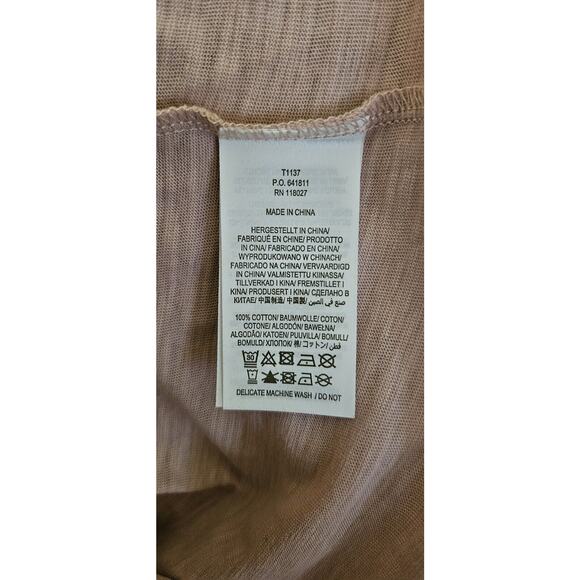 Boden Womens Size 8 Top Ruched Yoke Detail Pink Long Sleeve Button Down - Picture 6 of 7